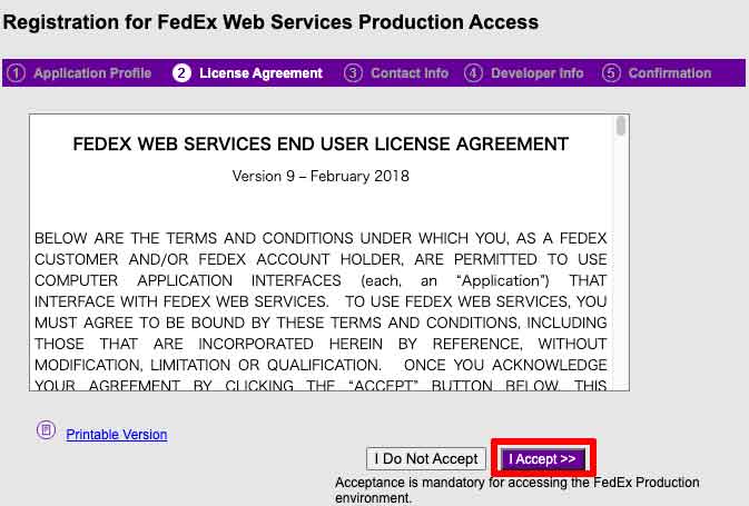 HIROGETEのFedexを連携する方法