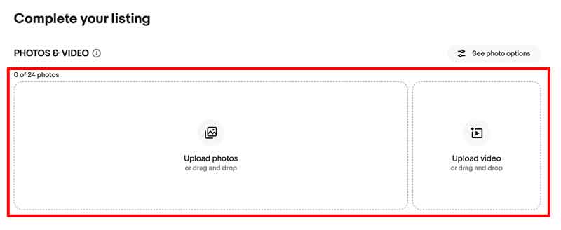 eBayの出品方法で写真を掲載する方法