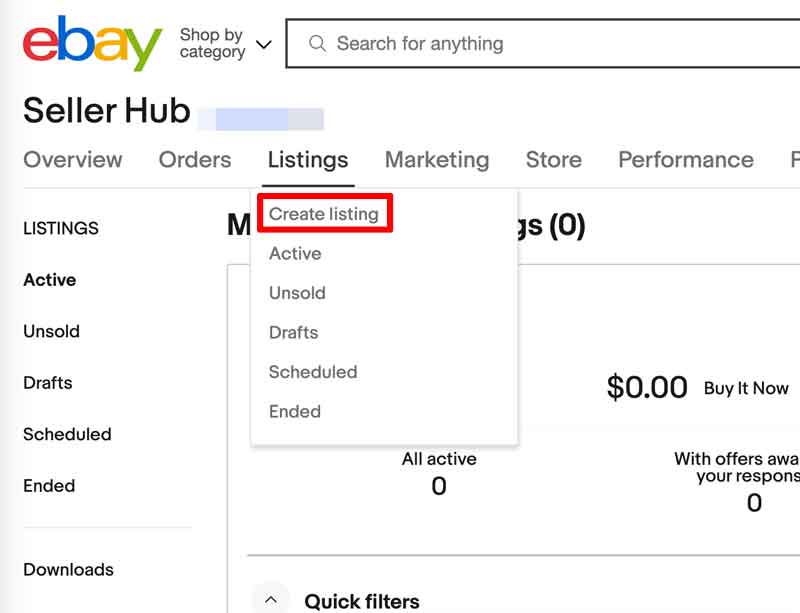 eBayで新規出品登録をする方法を解説